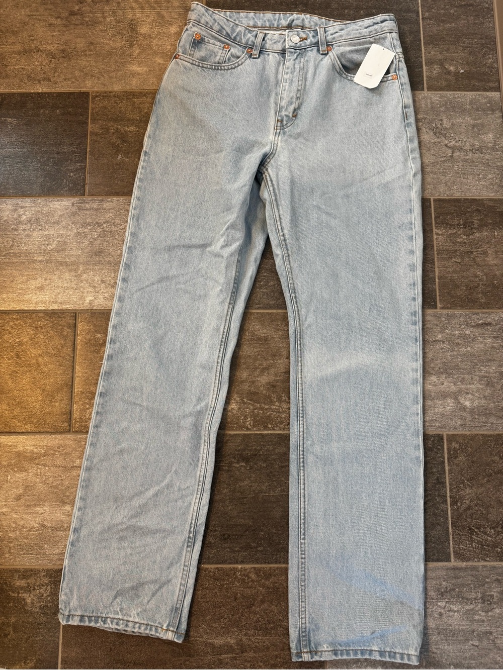 Voyage high rise sLight Wash Straight Leg Jeans, weekday 29/32, new